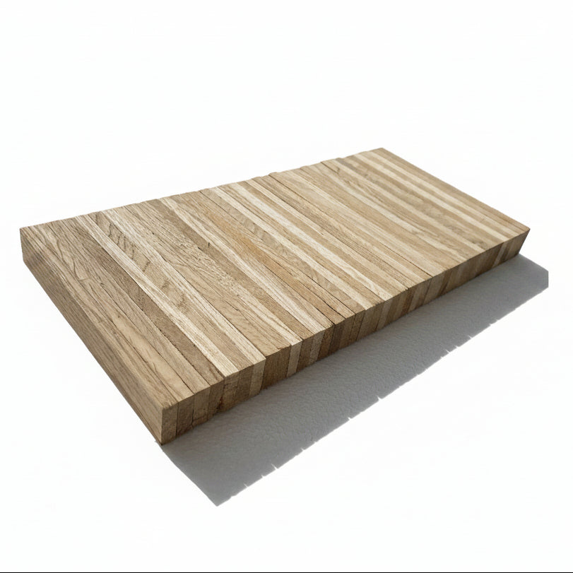 Industrieparkett Eiche Hochkantlamelle 22,8x8x160 mm - Element mit sichtbarer Aufbauhöhe
