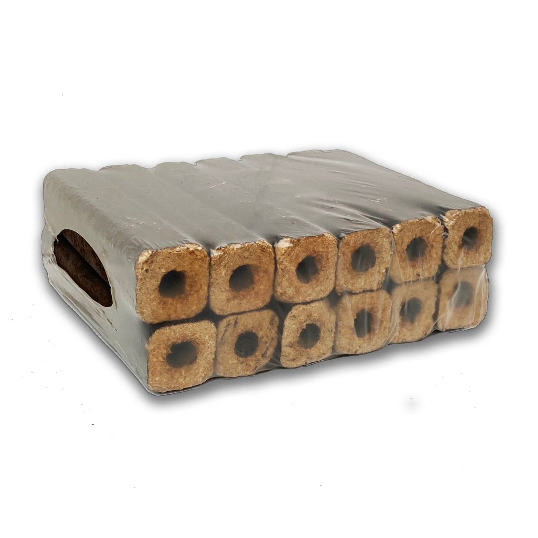Pini&Kay houtbriketten eiken - pak van 10 kg in folie verpakt