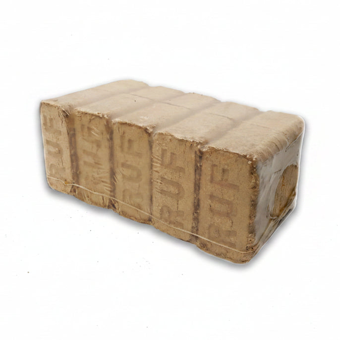 RUF houtbriketten eiken - pak van 10 kg in folie verpakt